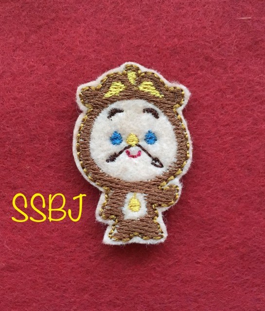 SSBJ Beauty Cogsworth Embroidery File