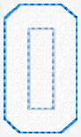 Birthday Number 0 Embroidery File