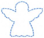 Angel Cookie Cutter Embroidery File