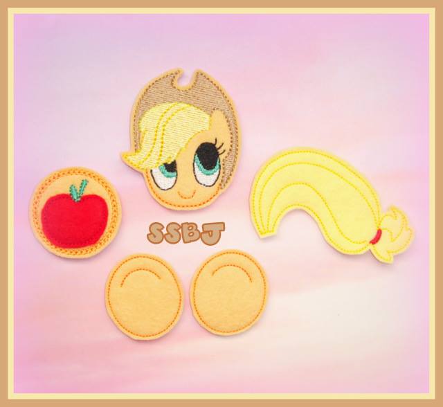 Little Pony Parts-Apple Embroidery Files