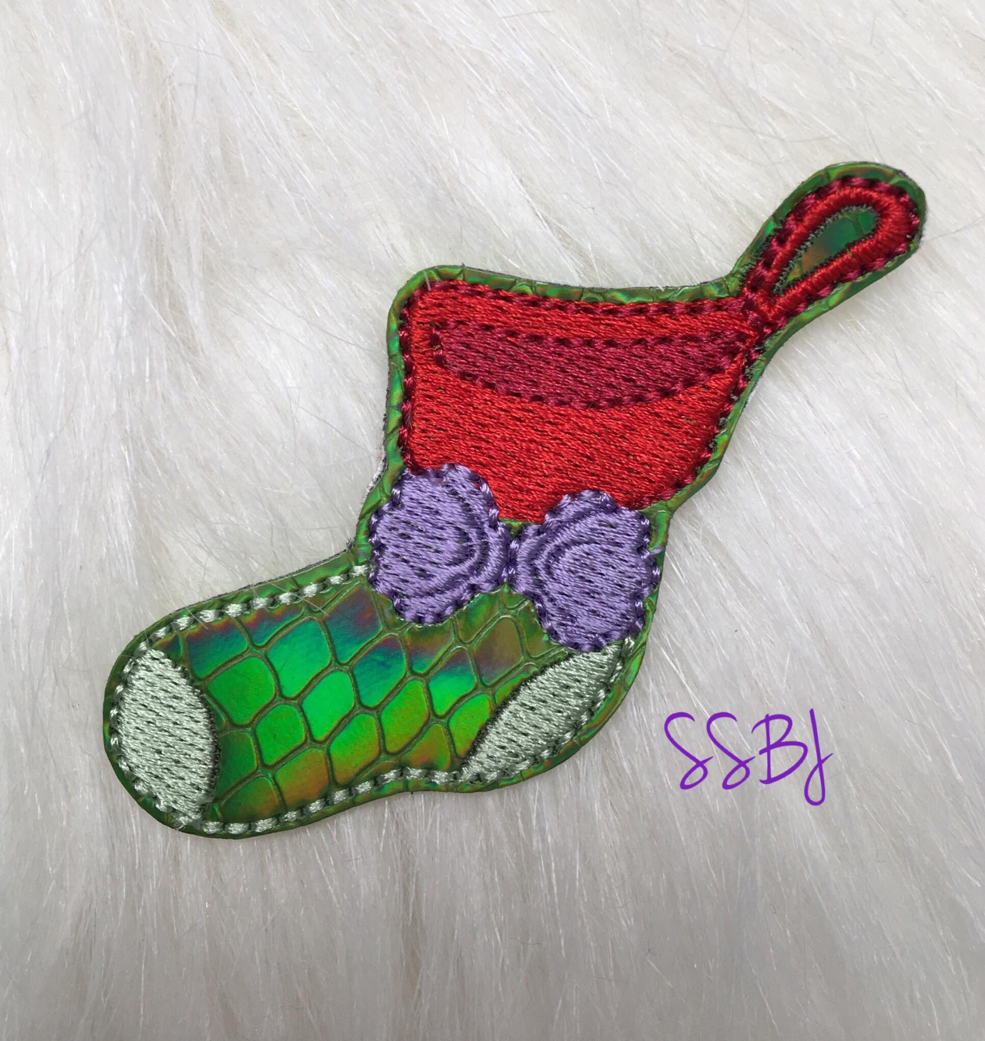 SSBJ Princess Stocking Ariel Embroidery File