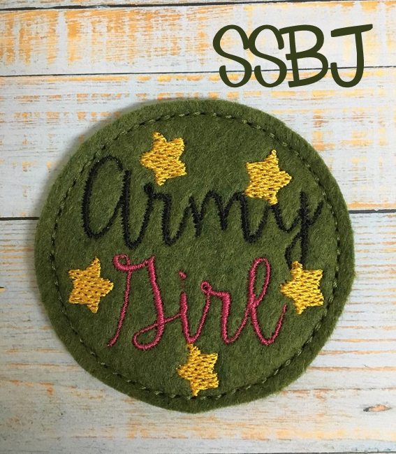 SSBJ Army Girl Embroidery File