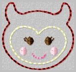 Hallow LaLa Devil Embroidery File