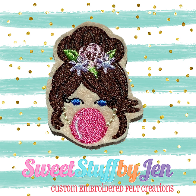 SSBJ Bubblegum Girl Embroidery File