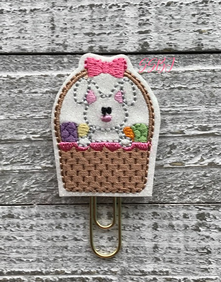 SSBJ Easter Bunny Basket Embroidery File