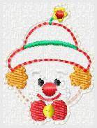 Clarence the Clown Embroidery File