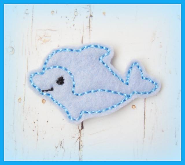 Dolf the Dolphin Embroidery File