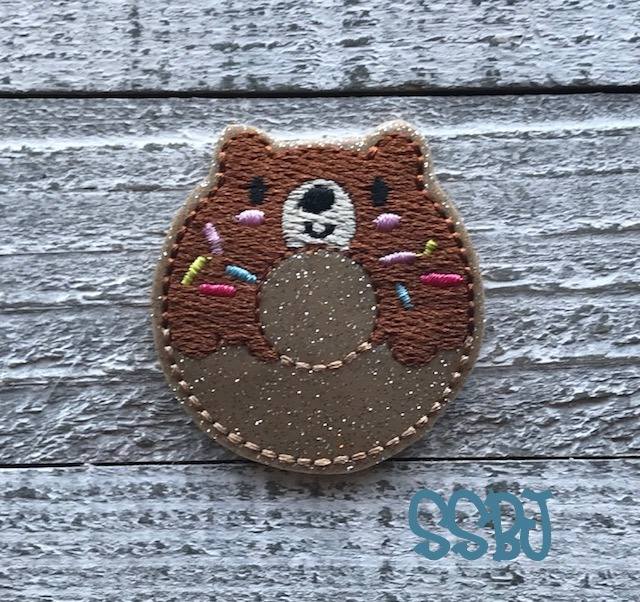 SSBJ Bear Donut Embroidery File