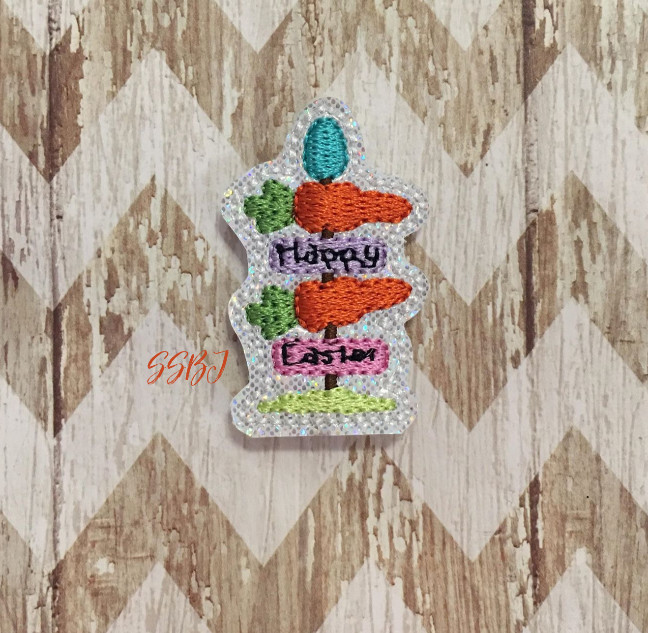 SSBJ Easter Fun Sign Embroidery File