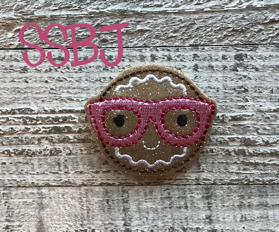 SSBJ Gingerbread Glasses Embroidery File