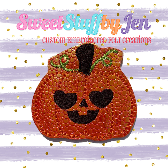 SSBJ Heart Love Pumpkin Embroidery File