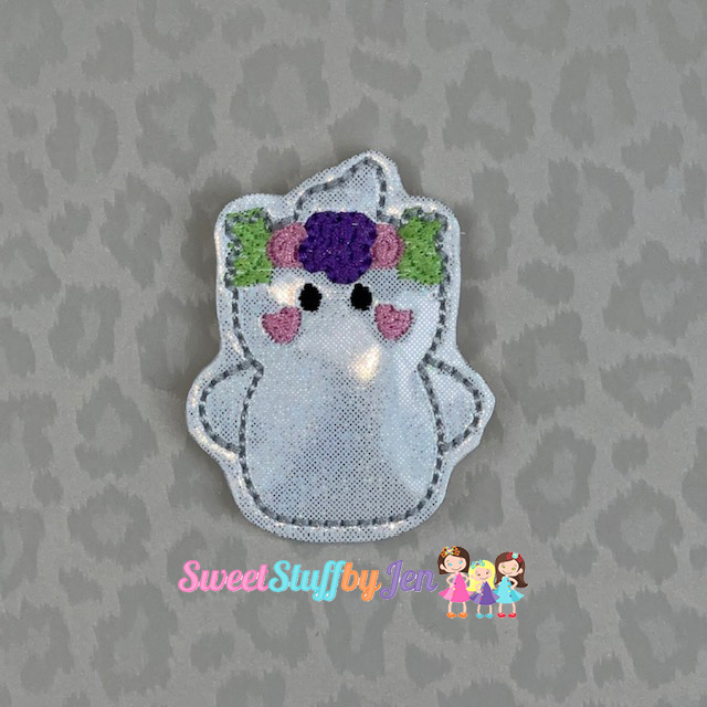 SSBJ Floral Band Ghost Embroidery File
