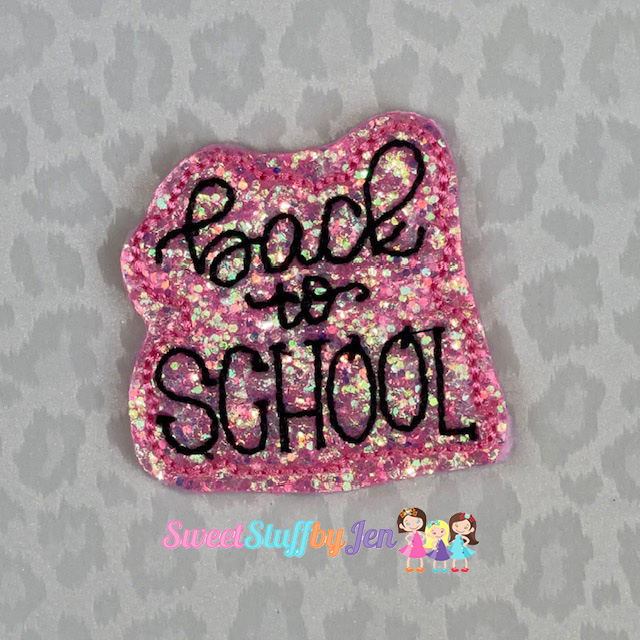 SSBJ Back To School Script Embroidery File