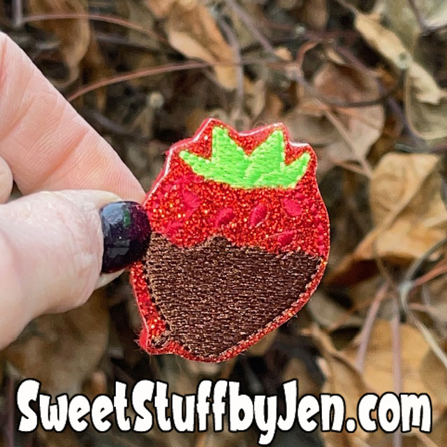 SSBJ Chocolate Cover Strawberry Embroidery File