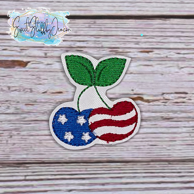 SSBJ Cherry Flag Embroidery File