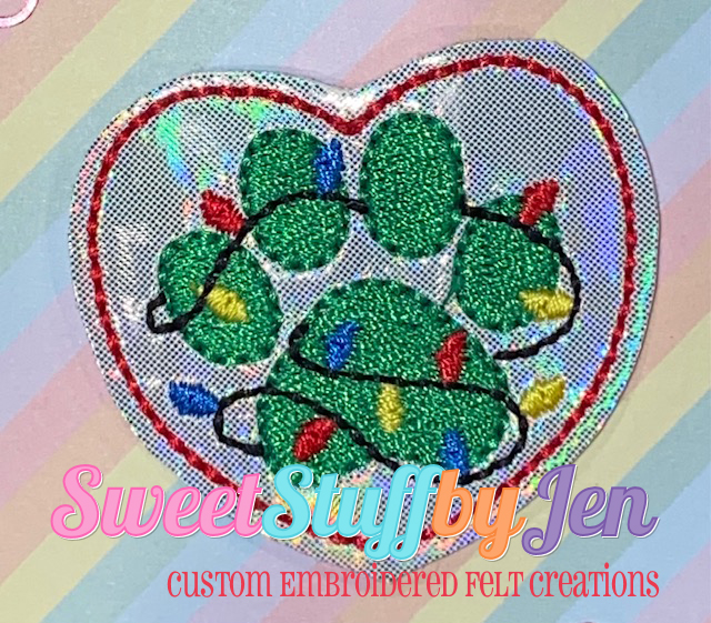 SSBJ Paw Lights Embroidery File