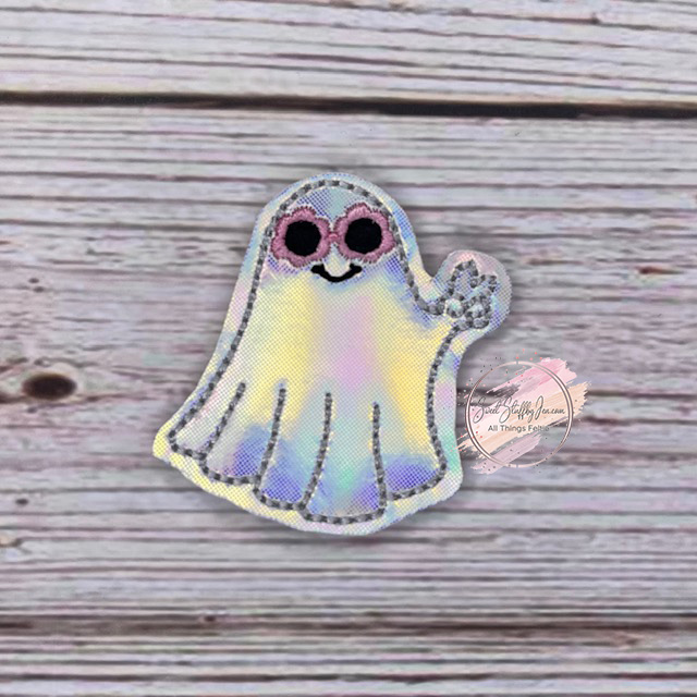SSBJ Hippie Ghost Embroidery File