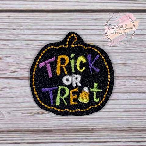 SSBJ Pumpkin Trick or Treat Embroidery File