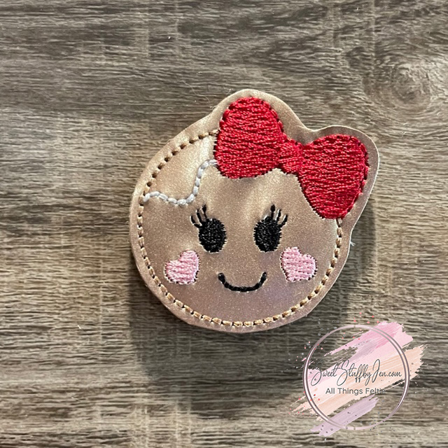 SSBJ Ginger Gal 2 FACE Embroidery File