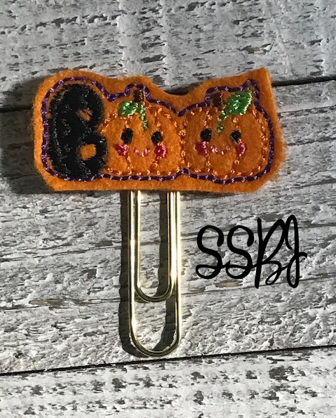 SSBJ BOO Pumpkin Face Embroidery File