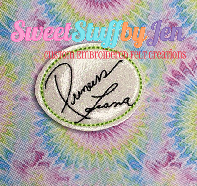 SSBJ Tiana Signature Embroidery File