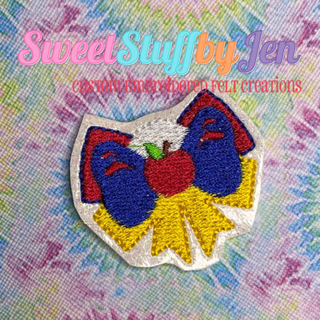 SSBJ Snow Bow Embroidery File