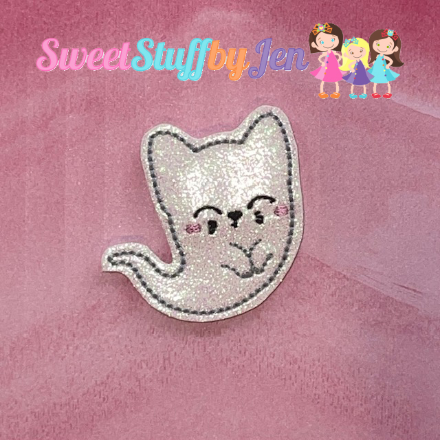 SSBJ Ghost Cat Embroidery File