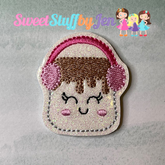 SSBJ Marshmallow Earmuff Embroidery File