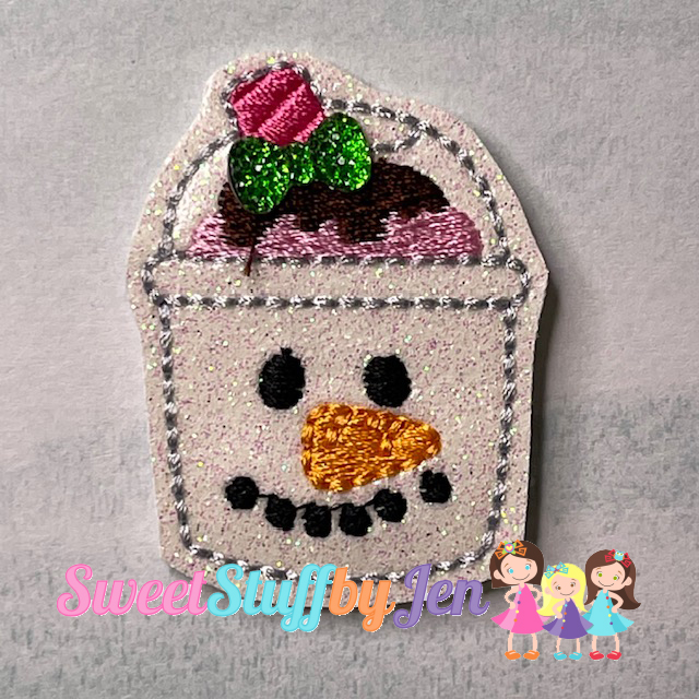 SSBJ Frosty Treat Snowman Embroidery File