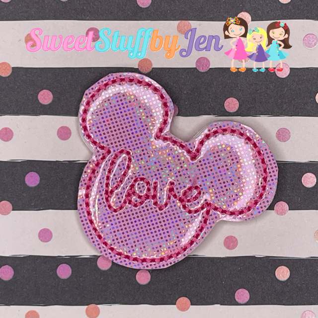 SSBJ Mouse Love  1 Embroidery File