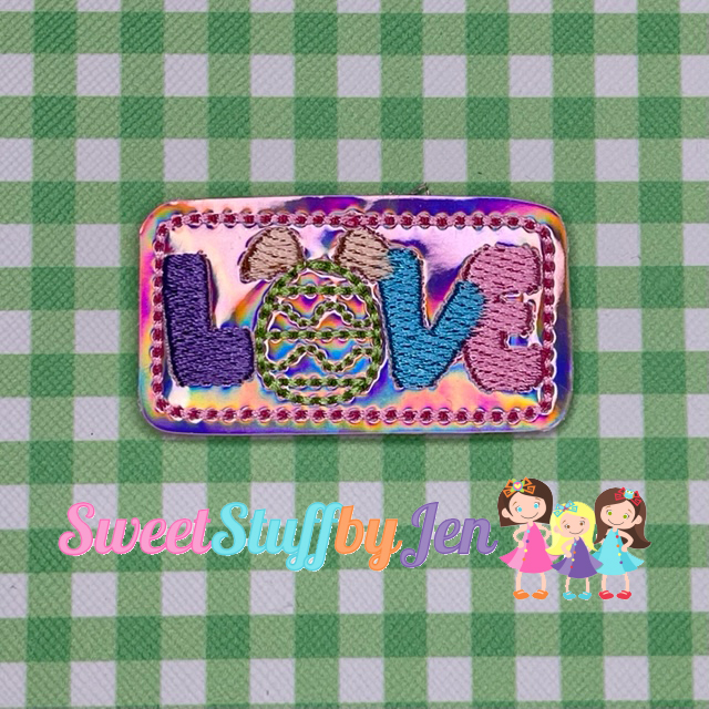 SSBJ Love Bunny Egg Embroidery File