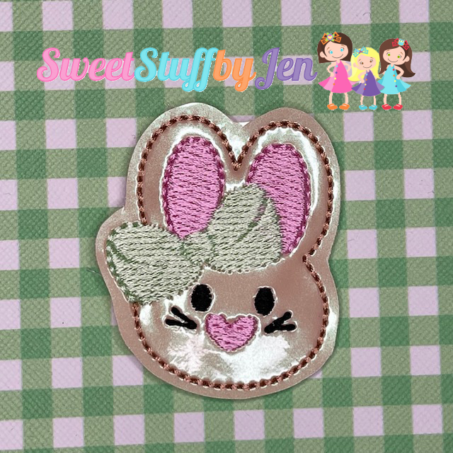 SSBJ Mrs Rabbit with her hairbow Embroidery File
