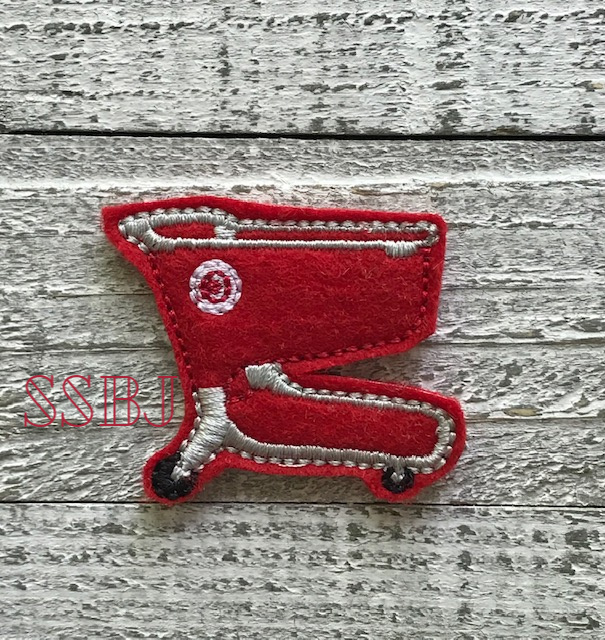 SSBJ Target Shopping Cart Embroidery File