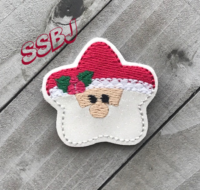 SSBJ Santa Star Embroidery File