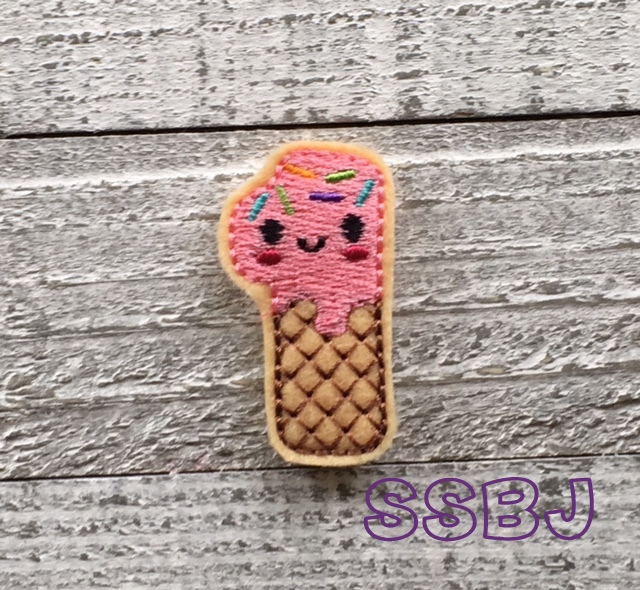 SSBJ Ice Cream Number 1 Embroidery File