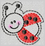 Lilly Ladybug Embroidery File