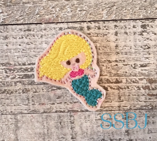 SSBJ Mermaid 2 Filled Embroidery File