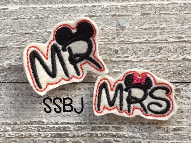 SSBJ Mr & Mrs Embroidery File