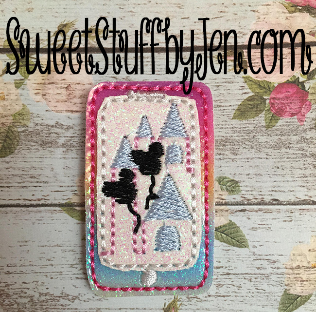 SSBJ Mouse Castle Cell Phone Embroidery File