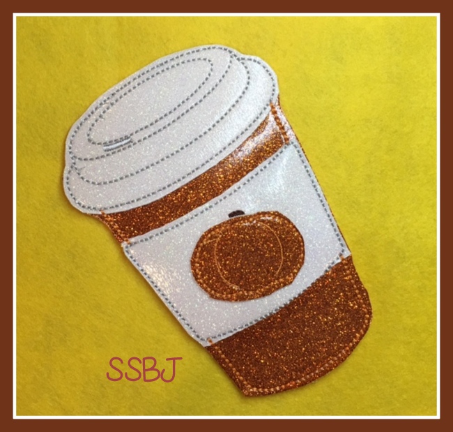 SSBJ Pumpkin Spiced Latte OS Embroidery File