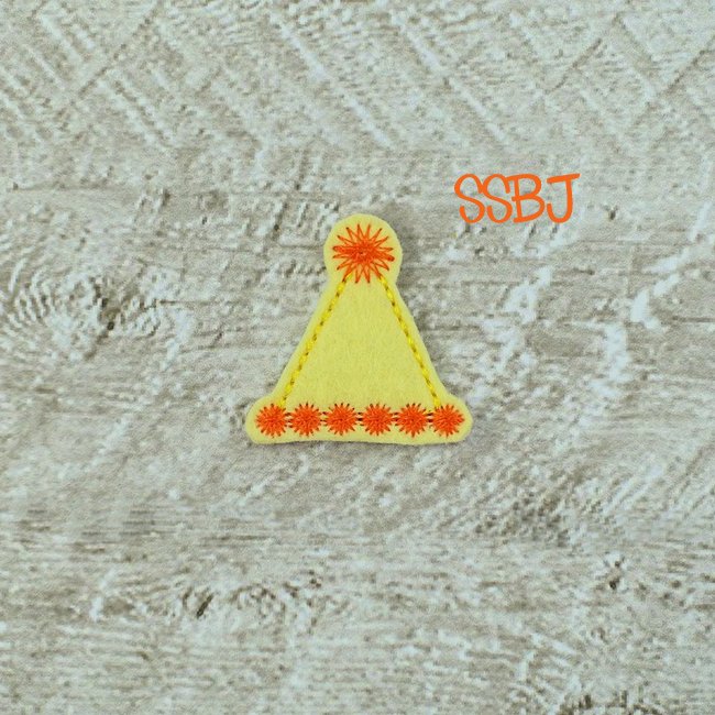 SSBJ Mini Add On Party Hat Embroidery File