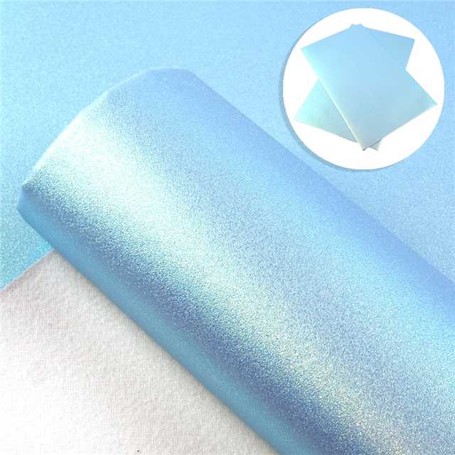 Pearlescent Faux Leather BLUE