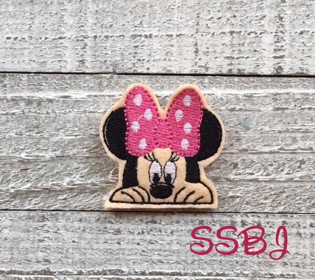 SSBJ Peeking Mrs Mouse Embroidery File