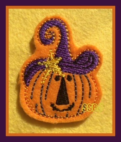 Bright Star Pumpkin Embroidery File