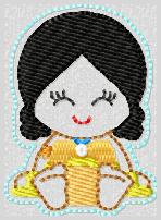 Princess Babie Pocohontas Embroidery File