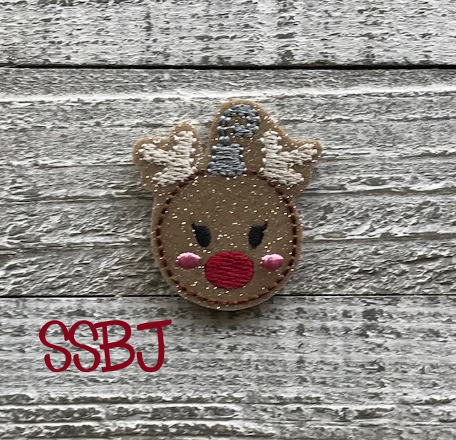 SSBJ Reindeer Ornament Embroidery File