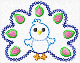 SSBJ Peacock Embroidery File