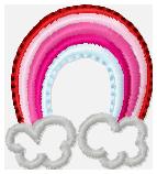 SSBJ Heart Rainbow embroidery File