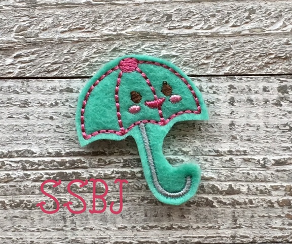 SSBJ Kutie Rain Umbrella Embroidery File