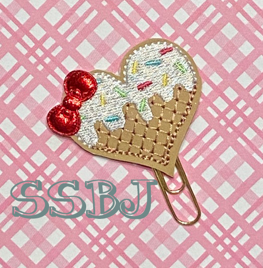 SSBJ Sprinkle Heart CONE Embroidery File